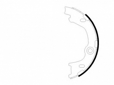 HELLA PAGID 8da355051181 -  Комплект тормозных колодок, стояночная тормозная система